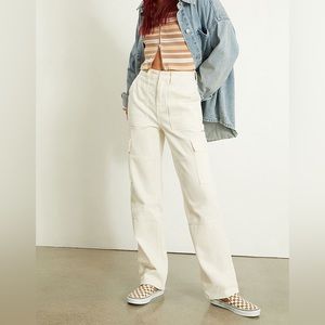 PacSun White Skate Cargo Pants